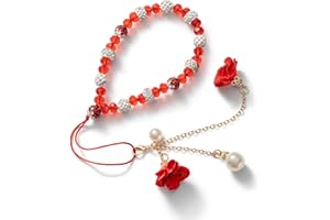 MORSUNBELA Chaîne de téléphone portable, cordon de téléphone portable, dragonne telephone portable bijoux telephone portable, bracelet telephone