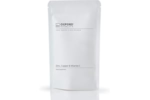OV OXFORD VITALITY Zinc, Copper & Vitamin C Tablets | General Health & Immune System Health | Oxford Vitality