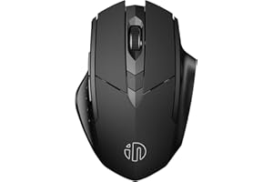INPHIC Ratón inalámbrico Bluetooth Recargable silencioso (Modo de BT5.0/4.0 + 2.4G), ratón portátil ergonómico 1600DPI para O