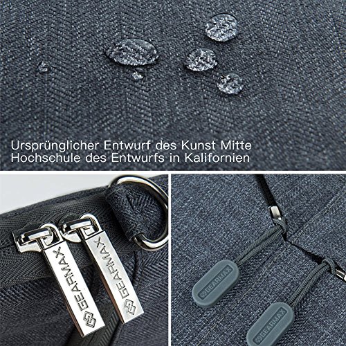 3 in 1 Tasche f  r Laptop   Tablet - Evershop Handtasche Schultertasche Aktenkoffer f  r Macbook Air Pro   Notebook   Oberfl  che mit Bildschirmdiagon