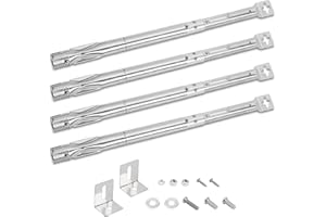 Denmay 35.5 to 50cm Universal Adjustable Burner Tube for Outback, Berkley, Jamie Olivier, Uniflame, Napoleon, Charbroil, CosmoGrill, Broil King, Landmann, Master Forge, Perfect Flame,Lowes