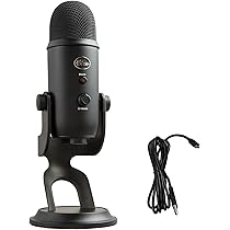 Blue Yeti USB Microphone for PC, Mac, Gaming, Recording