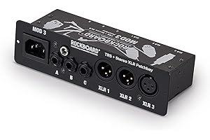 ROCKBOARD BY WARWICK Rockboard MOD 3 All-in-one Patchbay XLR & TRS for Vocalists - Koffer für Effektgeräte