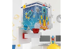 Dalber Rocket Lámpara Aplique de Pared, 15 W, Azul
