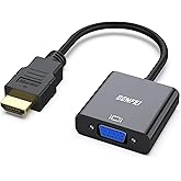 BENFEI HDMI to VGA, Gold-Plated Adapter (Male to Female) for Computer, Desktop, Laptop, PC, Monitor, Projector, HDTV, Chromeb