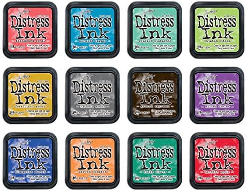 Ranger - 12 Color of the Month 2015 - Tim Holtz - Distress Ink Pad Bundle by Tim Holtz Distress