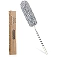 Vicloon Extendable Microfiber Duster, Feather Duster with Extra Long 96 inches Telescopic Pole and Bendable Head,Washable,Hand Duster for Cleaning High Ceiling Fans, Cars, Blinds, Cobweb