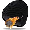 EGOO - Classic Beanie Hat for Men Women Ultra-Cozy Cuffed Beanie Hat Stretchy Knitted Warm Hat Soft Casual Beanie Hat