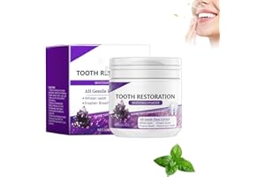 SRCASY Teeth Restoration Mineral Powder,Dental Restoration Mineral Powder,Mineral Tooth Powder,Teeth Whitening Essence,Effective in Strengthening Teeth and Gums, Freshen Breath(50g/1.76OZ)