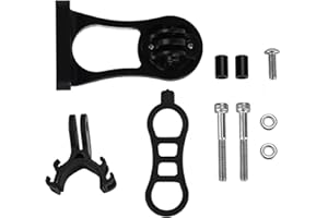 ALOMEJOR Soporte de aluminio para bicicleta, soporte de odómetro para bicicleta, accesorio de bicicleta