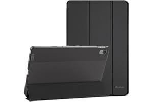 ProCase Coque pour Lenovo Tab M10 Plus 10.6”2022 3ème Génération TB125/TB128, Protection Ultra Léger Rabat Magnétique Stable Housse de Protection Compatible pour Lenovo Tab M10 Plus 10.6" 2022, Noir