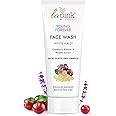 La Pink Young Forever White Haldi Face Wash | Deep Cleansing & Brightening | Anti-Aging & Pigmentation Control | With Cranberry, Bakuchi & Mulethi | Soothes & Protects Skin | 100% Microplastic-Free | All Skin Types | 100ml
