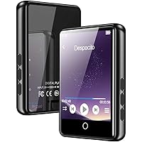 MP3 Player, Bluetooth 5.0 Mp3 Player 2.4" LCD Touchscreen Vollmetallkörper 16G Musikplayer mit Lautsprecher Video FM E…