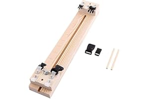 Namvo Wood Paracord Jig Bracelet Wristband Maker DIY Craft Tool for Parachute Cord Braiding Weaving with Hanks Free Buckles 35cm