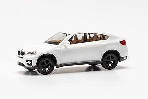 Herpa Modelo de Coche BMW X6, Fiel al Original a Escala 1:87, Modelo de Coche para Diorama, modelismo, Pieza de coleccionista, decoración, Made in Germany, Modelo de Coche de plástico