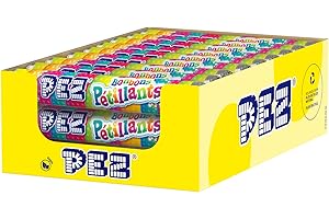Pez Boîte de 30 rouleaux de bonbons dextrose acidulés