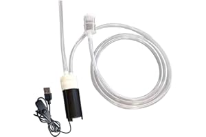 perfk Tragbares Schnaps-Absauggerät, Haushaltsbrauausrüstung, Weinherstellungszubehör mit 1 m Silikonschlauch, elektrische Weinpumpe