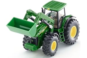 siku 1982, John Deere with Front Loader, 1:50, Metal,Plastic, Green, Multifunctional