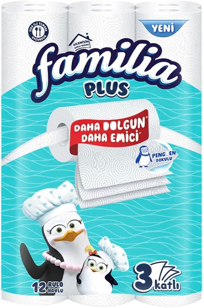 FAMILIA Saf Su Dokunuşu Kağıt Havlu 12 Rulo