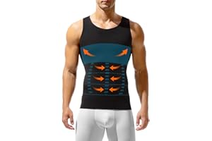 Arjen Kroos Débardeur Compression Homme Maillot de Corps Gilet de Sport sans Manche Gaine Ventre Plat Body Shaper Tee Shirt