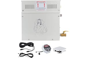 CAIQINLEN Sauna Heater, Sauna, 4.5KW 220V Steam Generator Shower Sauna Steam Bath Heater for Home Sauna SPA Waterproof Control Bath Spa Generator Home Spa