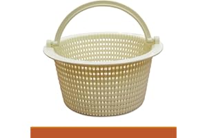 WELTENMARKT Mega Skimmer Basket Compact Robuster Laubfänger für Pools ⌀16cm Perfekte Passform für Standard-Skimmer, Langlebiges Kunststoffdesign, Einfache Wartung & Platzsparend für Kristallklares Wasser