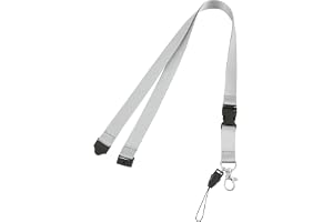 LICQIC Halsband, nyckelband för nacke med säkerhetsavbrott, för att hålla ett ID-kort, kort emblem, nycklar eller mobiltelefo