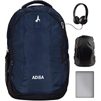 ADISA BP005 Light Weight 32 Ltrs Casual Laptop Backpack with rain Cover