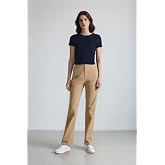 DeFacto%100 Pamuk Straight Fit Gabardin Pantolon Y&uuml;ksek Bel E4346AX25SP