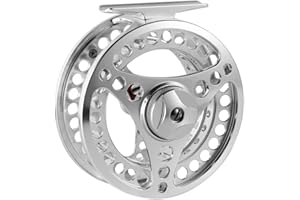 ANGLER DREAM EX-ALC Fly Reel 3/4 5/6 7/8 9/10WT CNC Machined Aluminum Fly Fishing Reels Silver/Gunsmoke Fly Reels