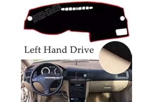 BENME Armaturenbrett Abdeckung für Volkswagen Golf 4 MK4 1997-1999 2000 2001 2002 2003 Auto Dash Mat Pad Armaturenbrettabdeckung Teppich Schutz LHD,Red