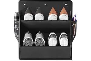 Générique Organisateur De Chaussures Pour Camping-Car | Range-Chaussures Murale Adhésif - Organisateur Gain de Place Pour Casquettes Jouets Produits Hygiène, Accessoires Camping-Car