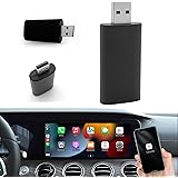 Sunweyer Plug & Play Wireless CarPlay Adattatore Support Factory Wired CarPlay a Wireless Caplay Dongle Convertire Auto,compa