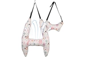 Xiixuuj Lot de 2 Coussins de Voyage pour Enfants, Coussins de Voiture Confortables en Forme de H, Coussin de Voyage en Forme de H, Coussin Lombaire pour siège arrière