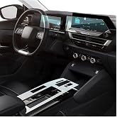 ael-tech Citroen C4 MAX 2025 ile Uyumlu Dijital G&ouml;sterge, Navigasyon ve Orta Konsol Koruyucu 3'l&uuml; Set