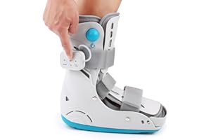 Tairibousy Walker Fracture Boot Air Cam Walker Boot Inflatable Walking Boot for Achilles Tendon Surgery, Acute Ankle Sprains, Broken Toe Foot, Post Op Care (AUTO Inflation, S)