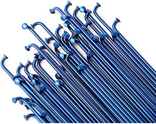 Vocal BMX straight 14 gauge stainless steel spokes 186mm blue