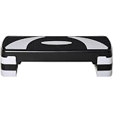 HOMCOM Aerobics Step for Fitness Platform Stepper Sport Gymnastics Height Adjustable 3 Levels Load 150 kg