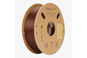 ‎CREALITY Creality Włókno węglowe 1,75 mm do drukarki 3D K1C, filament do drukarki 3D, wysoka prędkość 50-300 mm/s, 1 kg, filament Hyper PLA-CF, dokładność ± 0,03 mm (ochra)