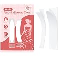 Set 36 Nastri Biadesivi Invisibili + 60ml Colla Per Abiti – Fashion Tape Traspirante E Resistente Per Ogni Occasione