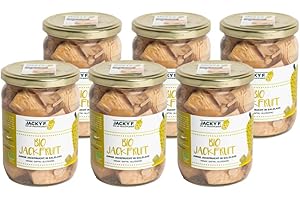 JACKY F. Jacky F - Junge Bio-Jackfruit in Salzlake/ DE-ÖKO-013 - 6er Pack- 6x 500g Glas