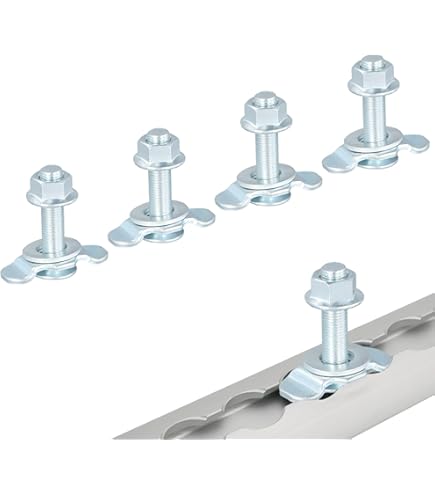 ZHIYUQL Airlineschiene Schraubfitting 12er Set M8x20mm - Für Transporter & Wohnmobile