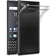 AICEK Cover Blackberry Key2, Cover Blackberry Key2 Silicone Case Molle di TPU Trasparente Sottile Custodia per Blackberry Key