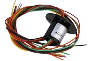 BQLZR - tournant à capsule - En métal noir - 1,2 cm de diamètre - 240 V - 6 fils de 2 A et 3,5 mm - 250 tr/min - Équipement de électrique