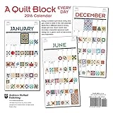 Image de A Quilt Block Every Day 2016 Wall Calendar: with 366 Blocks