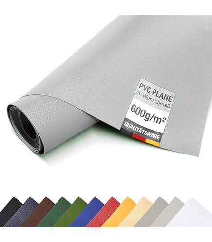 Lona De Pvc 650 Gr/m², Resistente Al Agua Y A Las Roturas, Ojales De Aluminio, Lona Para Piscina Lona Para Camiones Blanco 3x5 M 90279745