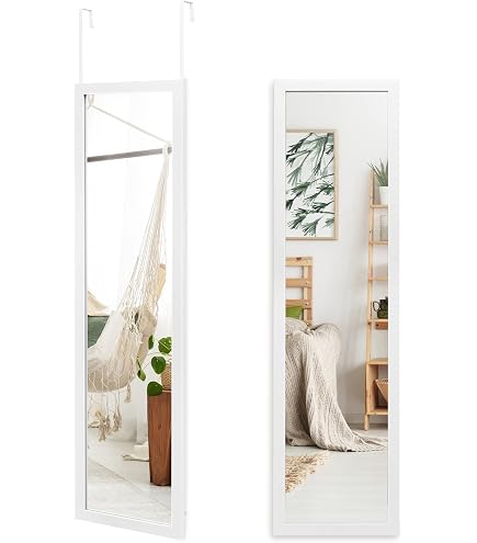 TheMIRRROR Specchio Da Parete 35x90 Cm – Cornice In Pino Nero, Vero Vetro 3 Mm, Made In Germany, Montaggio Orizzontale/verticale - 5