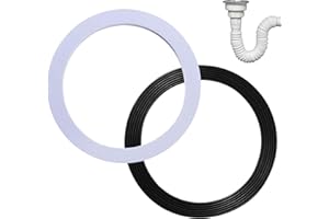 Lyeteung 2 Pièces 110mm Joints Toriques pour Évier, Évier Joint Torique, Joint de Rechange pour Bonde D'évier, pour 110mm Bonde D'évier