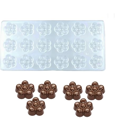 Moule à Chocolat Decora Géométrique - Polycarbonate 20x12x2,3 Cm