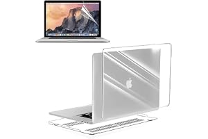 AMROAH MacBook Air 13.6 inch Case Hardshell & PTE Screen Protector, Hard Shell Protective Laptop Cover Case Compatible for Mac Book Air 13 M2 A2681 with Touch ID M3 A3113 M4 A3240 2025 2024 2023 2022